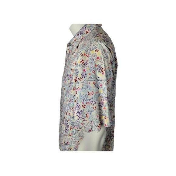 Daniel Cremieux Colorful Mens Button Down Short Sleeve Shirt Size XL Casual Look - Picture 5 of 10